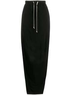 Rick Owens DRKSHDW drawstring waist maxi skirt