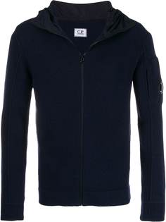 CP Company lens-detail zip-up hoodie