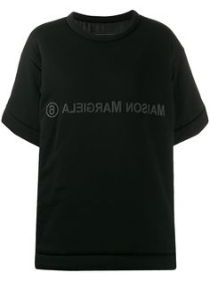 Mm6 Maison Margiela reversed logo T-shirt