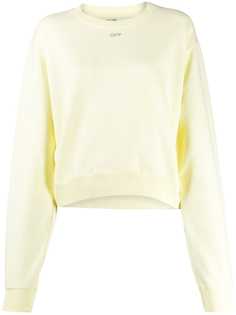 Off-White crystal embellished sweatshirt