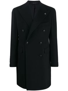 Tagliatore double-breasted fitted coat