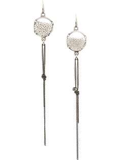 Ann Demeulemeester chain drop earrings