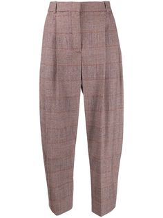 Stella McCartney plaid tapered trousers