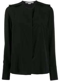 Stella McCartney блузка с длинными рукавами и эполетами