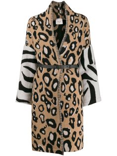 Alysi leopard print coat