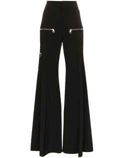 Chloé брюки клеш с монией