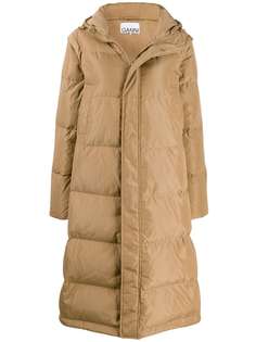 Ganni long line puffer jacket