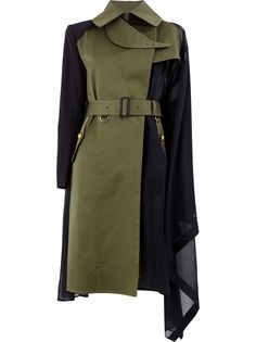 Sacai пальто с запахом