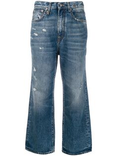 R13 high rise bootcut jeans