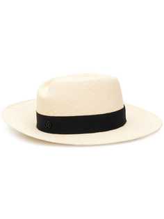 Maison Michel классическая соломенная шляпа