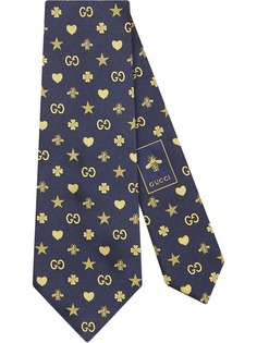 Gucci галстук с узором