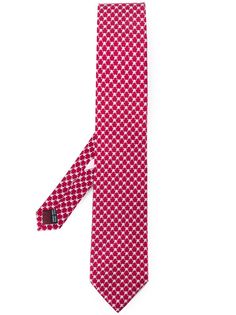 Salvatore Ferragamo bull print neck tie