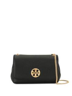 Tory Burch Chelsea logo plaque clutch
