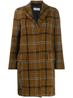 Alberto Biani single-breasted plaid coat