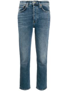 Re/Done mid rise slim fit jeans