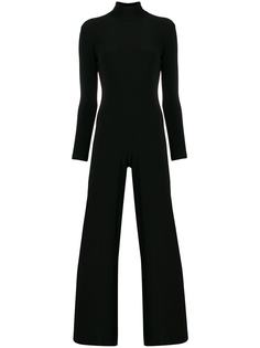 Norma Kamali crepe wide-leg jumpsuit