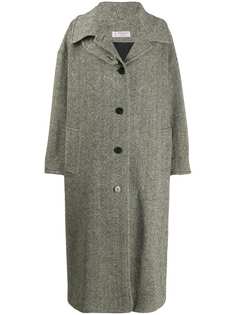 Alberto Biani oversized hooded coat