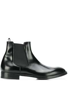 Premiata varnished Chelsea boots
