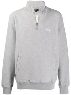 Stussy logo zip-up sweatshirt