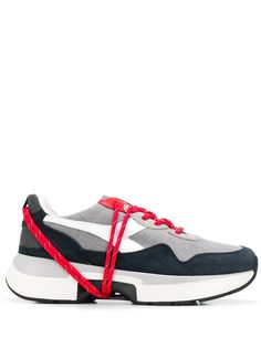 Diadora contrast lace low-top sneakers
