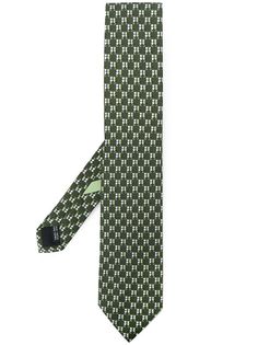 Salvatore Ferragamo cat print necktie