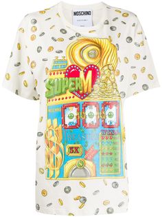 Moschino футболка с принтом