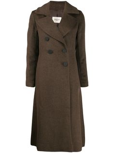 Jovonna long double breasted coat