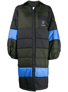 Ganni quilted oversized jacket