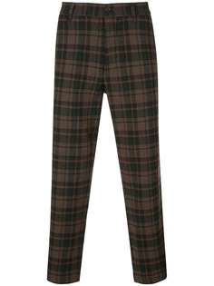 YMC Hand Me Down checked trousers