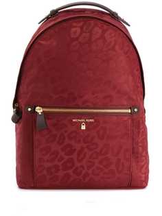 Michael Michael Kors large Kelsey leopard backpack