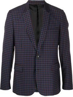 PS Paul Smith check fitted blazer