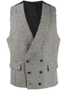 Gabriele Pasini houndstooth pattern waistcoat