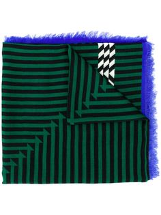 Haider Ackermann optical stripe scarf