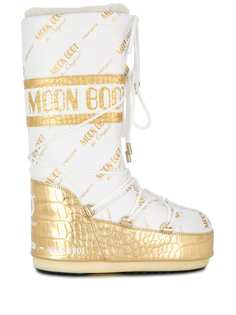 Moon Boot two tone moon boots