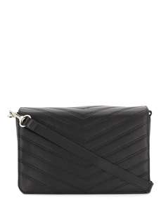 Lancaster embossed pattern shoulder bag