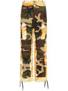 Liam Hodges Acid camouflage cargo pants