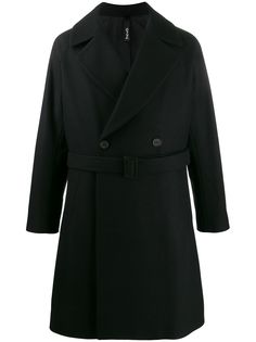 Hevo double-breasted belted coat