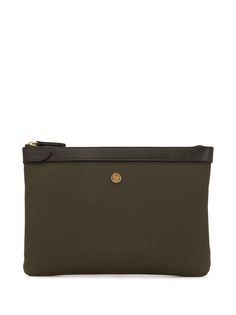 Mismo top zip clutch bag