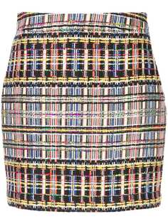 Milly woven mini skirt