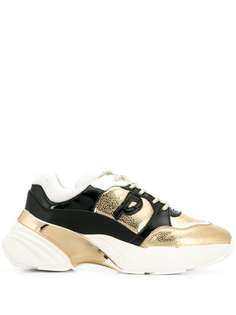 Pinko statement panelled sneakers