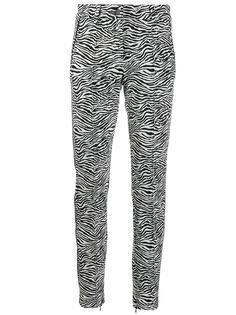Cambio zebra print tailored trousers