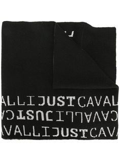 Just Cavalli шарф с логотипом
