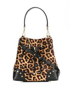 Michael Michael Kors leopard print bucket bag