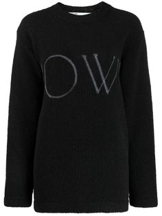 Off-White logo knitted jumper