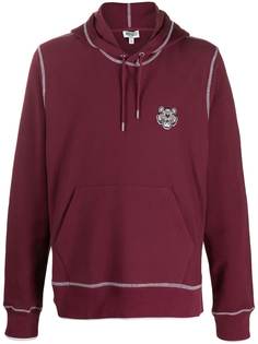 Kenzo Tiger embroidered logo hooded sweater