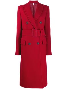 Helmut Lang double-breasted belted coat