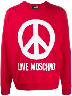 Love Moschino logo print sweatshirt