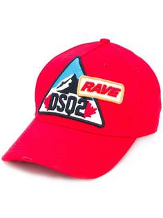 Dsquared2 embroidered patch logo cap