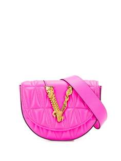 Versace logo plaque belt bag