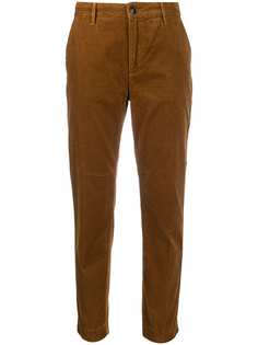 Closed corduroy slim-fit trousers